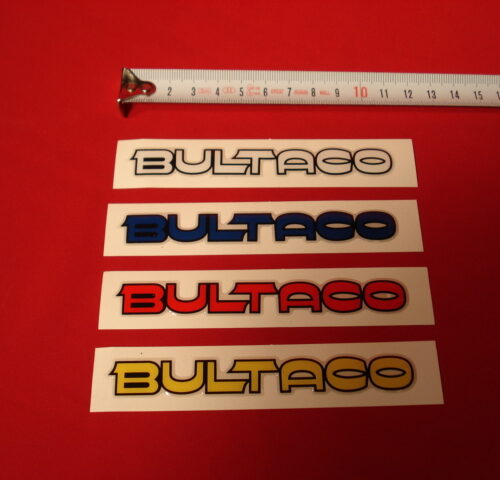 ADHESIVO BULTACO PACK DE 4 COLORES RESINA