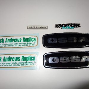 ADHESIVOS OSSA MICK ANDREWS JUEGO (5 UNID).