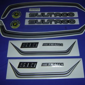 ADHESIVOS BULTACO METRALLA 250 GTS. ( JUEGO DE 13 ADHESIVOS).