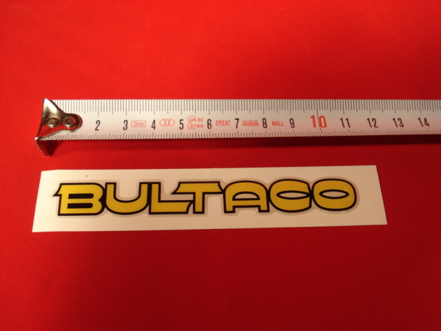 ADHESIVO BULTACO AMARILLO 11 X 1,50, RESINA