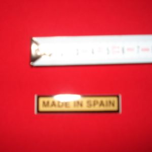 ADHESIVO MADE IN SPAIN DORADO