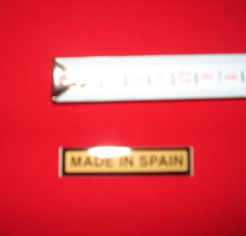 ADHESIVO MADE IN SPAIN DORADO