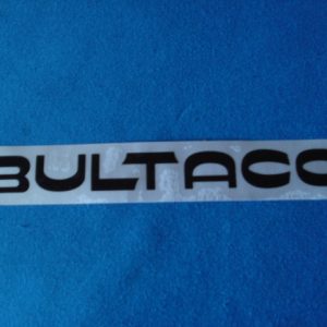 ADHESIVO BULTACO NEGRO, DE 17 CM