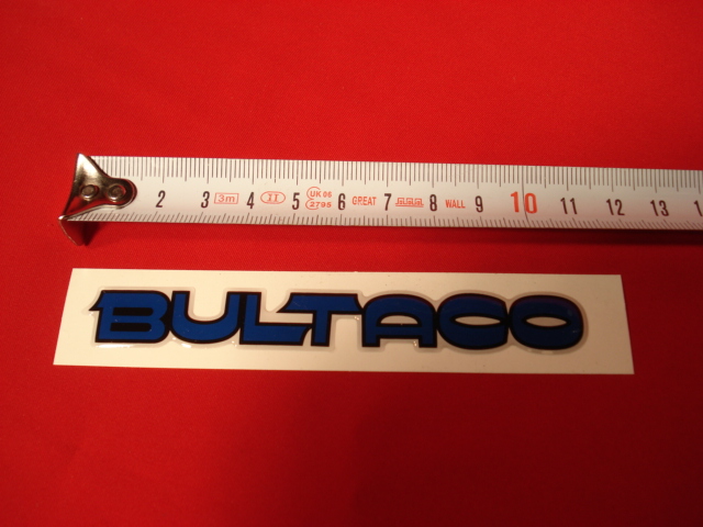ADHESIVO BULTACO AZUL 11 X 1,50 RESINA