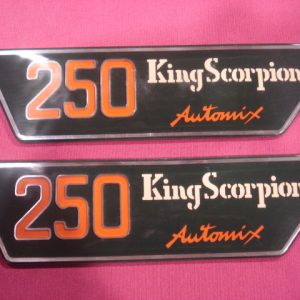 ANAGRAMAS MONTESA KING SCORPION ORIGINALES METACRILATO