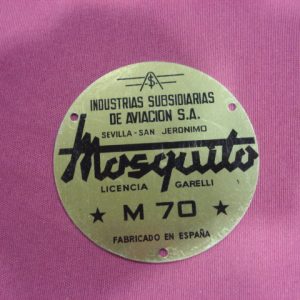 PLACA DE MOSQUITO M-70
