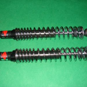 AMORTIGUADORES BETOR TRIAL DE 34CM LONGITUD, NEGROS MUELLE CROMA