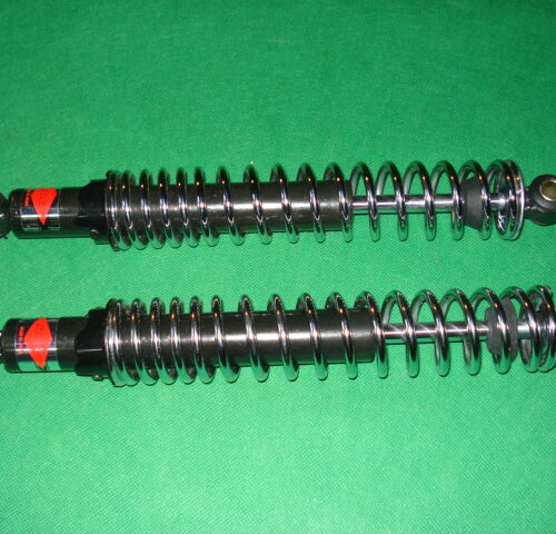 AMORTIGUADORES BETOR TRIAL DE 34CM LONGITUD, NEGROS MUELLE CROMA