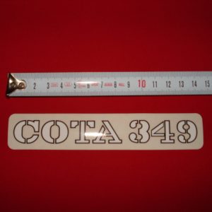 ADHESIVO MONTESA COTA 349, (BLANCO 14 CM).