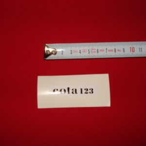 ADHESIVO MONTESA COTA 123 ( EN BLANCO)