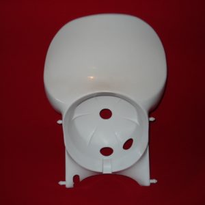 CARETA PORTA FARO MONTESA ENDURO 75, 125,250 Y 360 H7 EN BLANCO