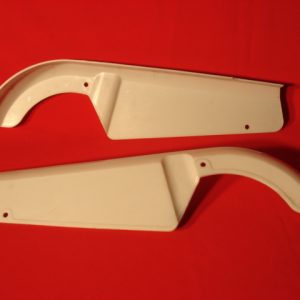 CUBRECADENAS BULTACO MERCURIO, 155, DE PLASTICO GRIS ORIGINAL.