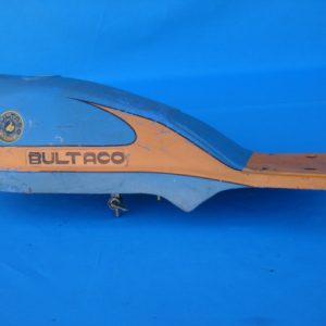 DEPOSITO BULTACO ALPINA AZUL-NARANJA.