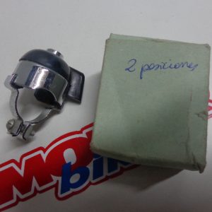 LLAVE DE LUCES REDONDA NEGRA DE DOS POSICIONES ( MONTESA, SANGLA)