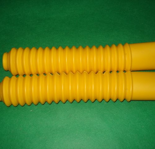 Fuelles goma amarillos de 35 diametro y 33 cm longitud