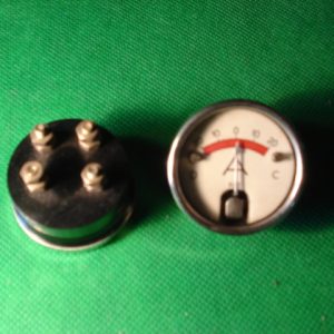 AMPERIMETRO MOTO ANTIGUA DE 40 DIAMETRO