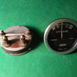 AMPERIMETRO MOTO ANTIGUA DE 52 DIAMETRO, JAEGER