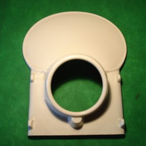 CARETA PORTA FARO BLANCA DE 105 DIÁMETRO