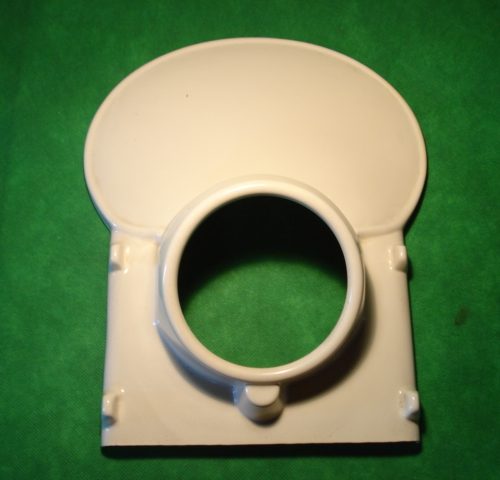 CARETA PORTA FARO BLANCA DE 105 DIÁMETRO