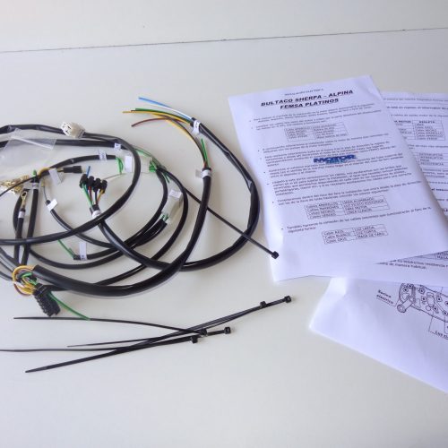 INSTALACION ELECTRICA BULTACO SHERPA, ALPINA, FEMSA PLATINOS