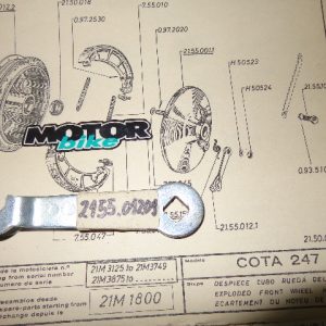 MONTESA COTA 247 LEVA FRENO TRASERO REF 215501201