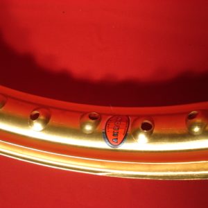 LLANTA AKRONT ALUMINIO DORADA 1.60 X 18