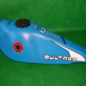 DEPOSITO BULTACO SHERPA 6 V, CON TAPON Y ADHESIVOS