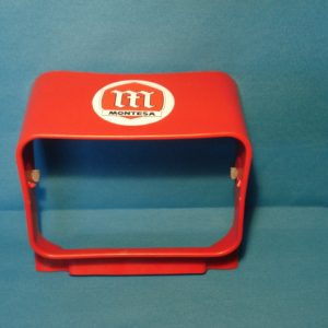 CARETA PORTA FARO MONTESA ROJA DE 17 X 11