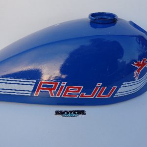 DEPOSITO RIEJU TT 405 DE 1981 AZUL, NUEVO.