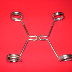 SOPORTES FARO CROMADOS 30 mm DIAMETRO, 15 cm LARGO.