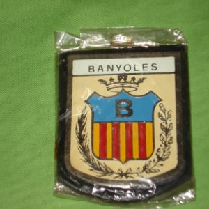PLACA METÁLICA DE BANYOLES 6X8 CON MARCO
