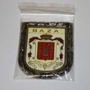 PLACA METÁLICA DE BAZA 6X8 CON MARCO METÁLICO