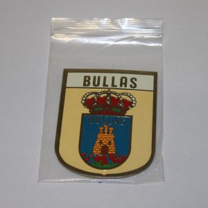 PLACA METÁLICA DE BULLAS 6X8