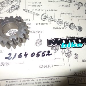 MONTESA COTA 247 PIÑON 4ª EJE PRIMARIO REF 21640552