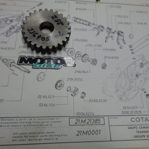 MONTESA COTA 247 DESPLAZABLE DE 1 Y 2 REF 216404701