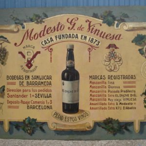 CARTEL MADERA TEMA VINO