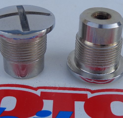 TAPONES HORQUILLA BULTACO CARRETERA DE 25 MM ROSCA ESTERIOR Y 8m