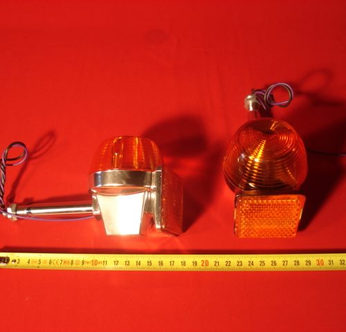 INTERMITENTES CON REFLECTANTE NARANJA CUADRADO