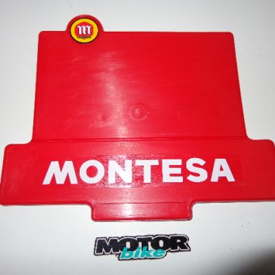 PORTA NUMEROS MONTESA COTA EN ROJO CON ADHESIVOS
