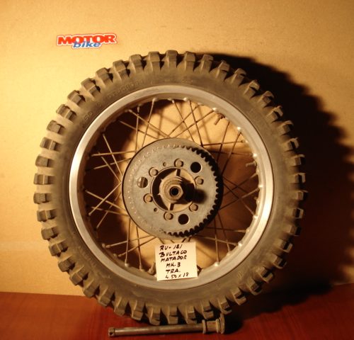 RUEDA BULTACO MATADOR MK 3 TRASERA 4.50 X 18. REF RU 121