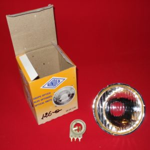 OPTICA DE 126 mm DIAMETRO CON POPRTA LAMPARAS