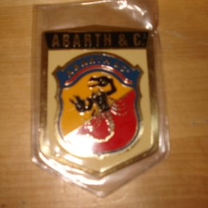 PLACA METALICA DE ABARTH COCHE 6 X 8 CM