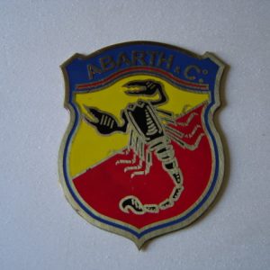CHAPA ABARTH DE 7 CM