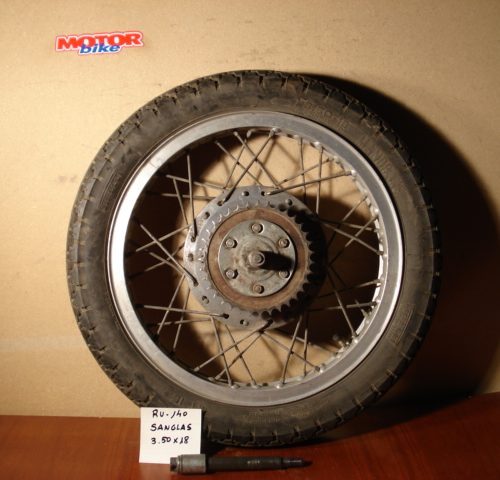 RUEDA TRASERA SANGLAS 3.50 X 18. REF RU 140