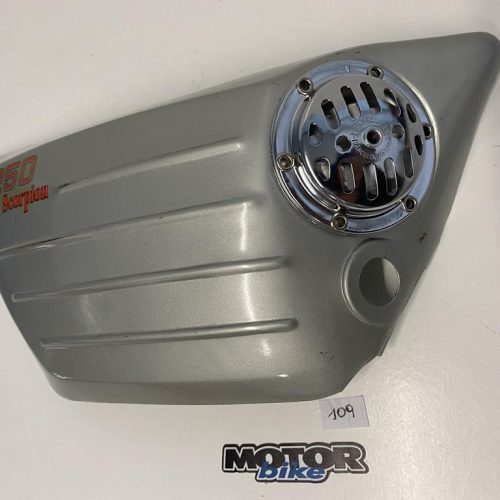 Tapa derecha metalica MONTESA KING SCORPION 250, 1969-72